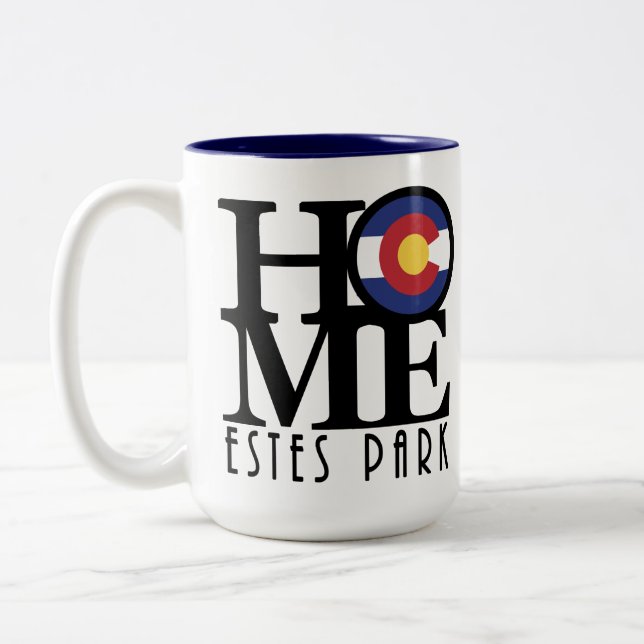 ZUHAUSE Estes Park 15oz Zweifarbige Tasse (Links)