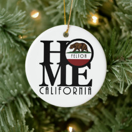 ZUHAUSE Felton California Keramik Ornament