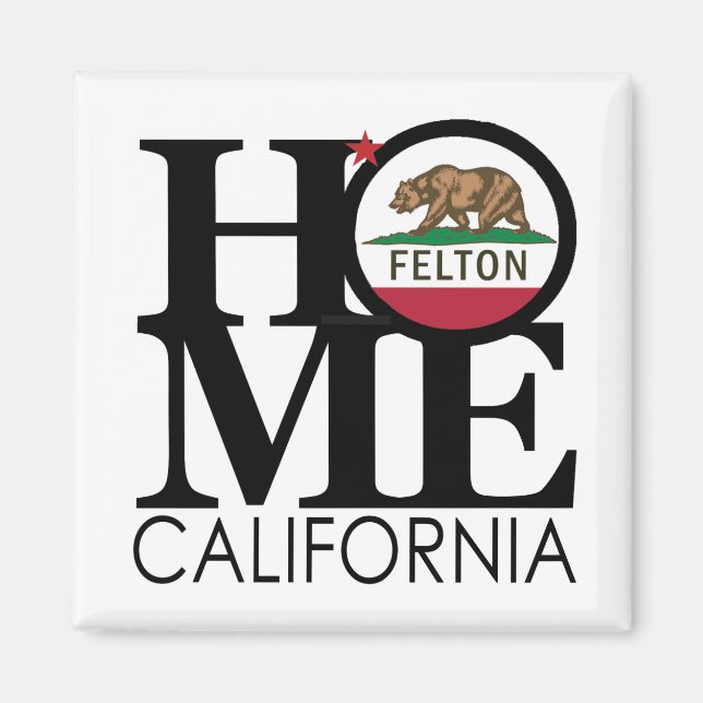 ZUHAUSE Felton California Magnet (Vorne)