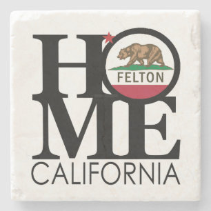 ZUHAUSE Felton California Steinuntersetzer