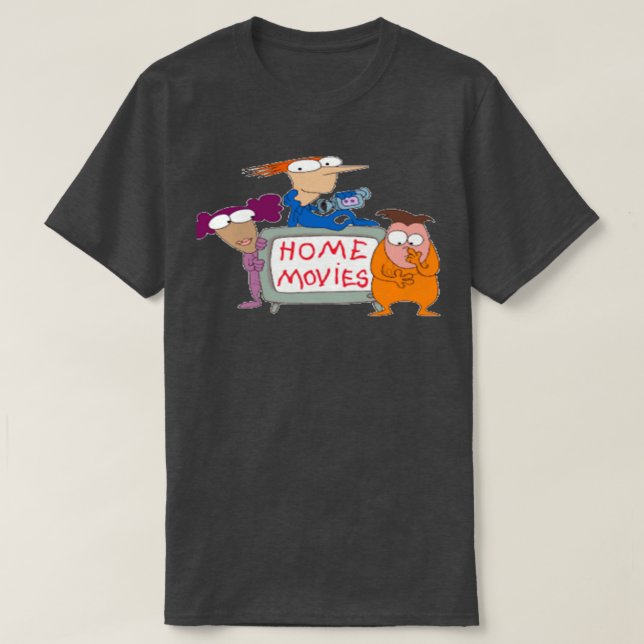 Zuhause-Filme T-Shirt (Design vorne)