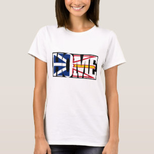 Zuhause-Flagge (Neufundland) T-Shirt