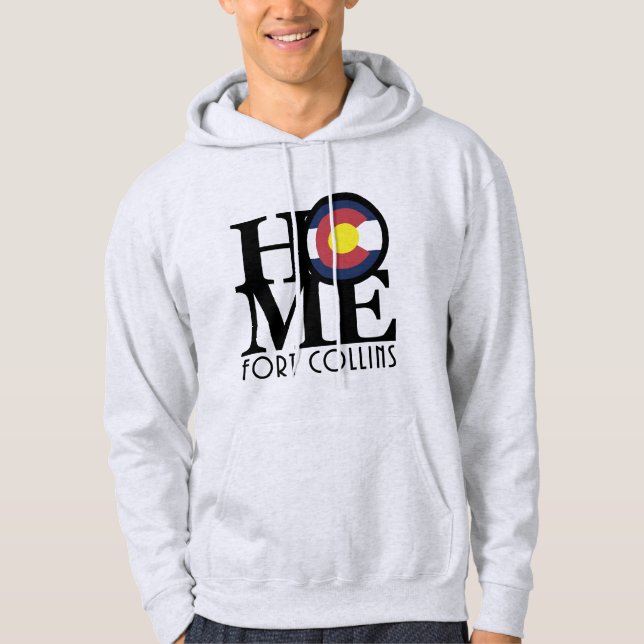 ZUHAUSE Fort Collins Colorado Hoodie (Vorderseite)