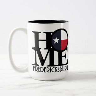 ZUHAUSE Fredericsburg Texas 15oz Zweifarbige Tasse