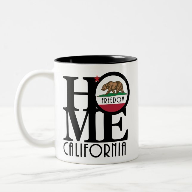 ZUHAUSE Freedom California 11oz Zweifarbige Tasse (Links)