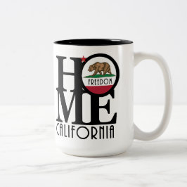 ZUHAUSE Freedom California 15oz Zweifarbige Tasse