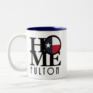 ZUHAUSE Fulton Texas Zweifarbige Tasse