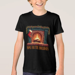 Zuhause für den Urlaub: Genießen Sie die Weihnacht Tri-Blend Shirt