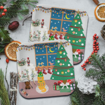 Zuhause für die Feiertage-Illustration