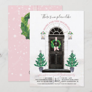 Zuhause für die Feiertags-WeihnachtsParty Einladung