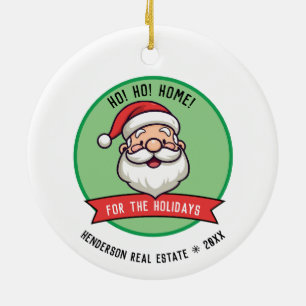 Zuhause für Weihnachten in Feiertagen Keramik Ornament