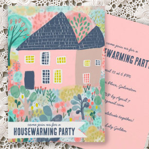 Zuhause Garden New Garden Niedliches Party Einladung