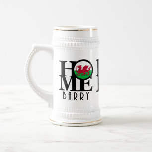 ZUHAUSE GEBOREN LIEBE Barry Wales Bierglas