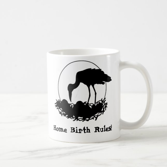 Zuhause-Geburt ordnet Tasse an (Rechts)