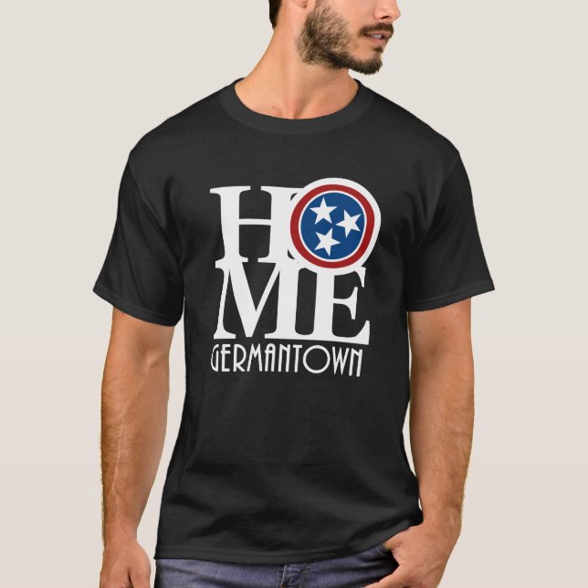ZUHAUSE Germantown Tennessee T-Shirt (Vorderseite)
