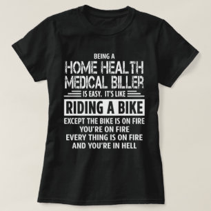 Zuhause-Gesundheit medizinisches Biller T-Shirt