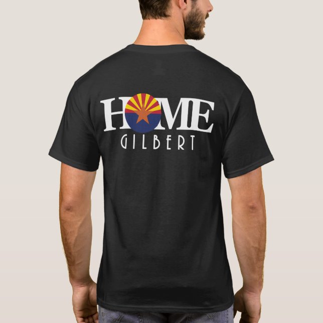 ZUHAUSE Gilbert Arizona (Rückseite) T-Shirt (Rückseite)