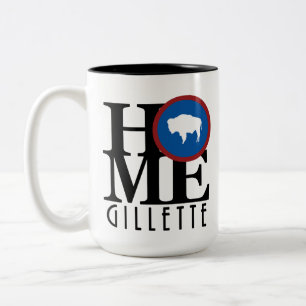 ZUHAUSE Gillette WY 15oz Zweifarbige Tasse