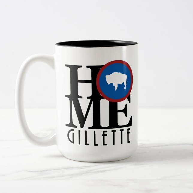 ZUHAUSE Gillette WY 15oz Zweifarbige Tasse (Links)