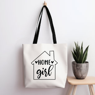 Zuhause Girl Real Anwesen Tote Bag Tasche
