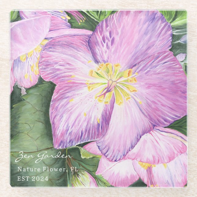 Zuhause Glasuntersetzer (Vorderseite)