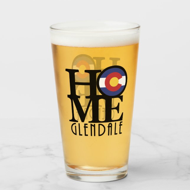 ZUHAUSE Glendale Colorado Glas (Rückseite (gefüllt))