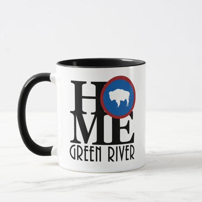 ZUHAUSE Green River 11oz Tasse (Links)