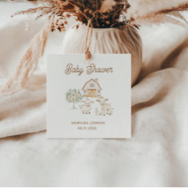 Zuhause Grown Süsse Babydusche Geschenkanhänger