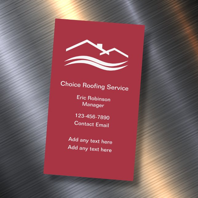 Zuhause Handyman Construction Magnetic Business Ca Magnetische Visitenkarte (Von Creator hochgeladen)