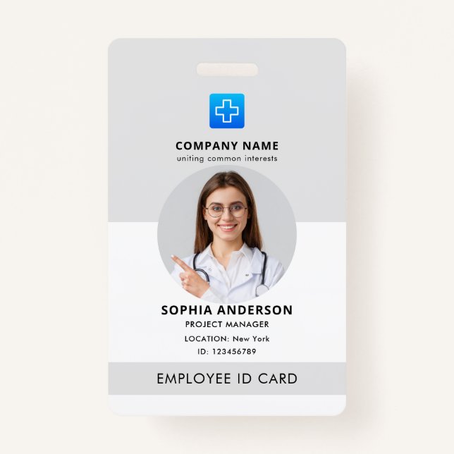 Zuhause Health Aide Certified Nurse Aide Foto ID B Ausweis (Vorderseite)