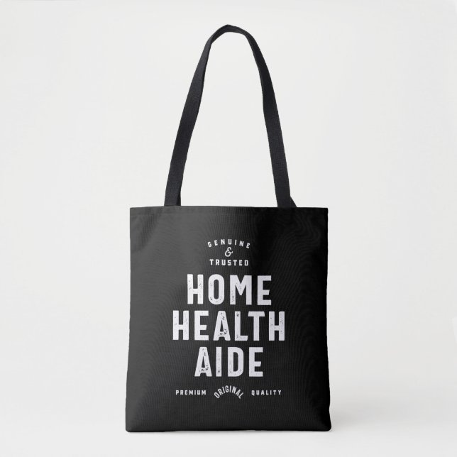 Zuhause Health Aide Job Title Gift Tasche (Vorderseite)