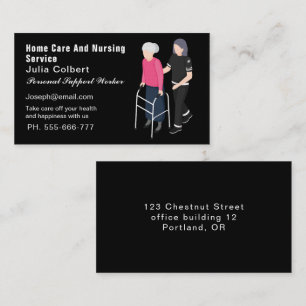 Zuhause Health Care Business Card Visitenkarte