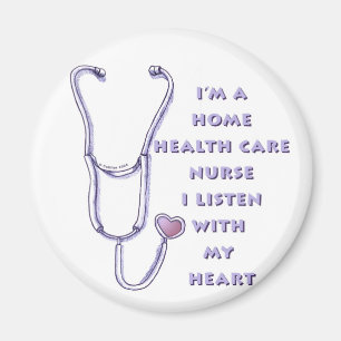 Zuhause Health Care Nurse Heart Magnet