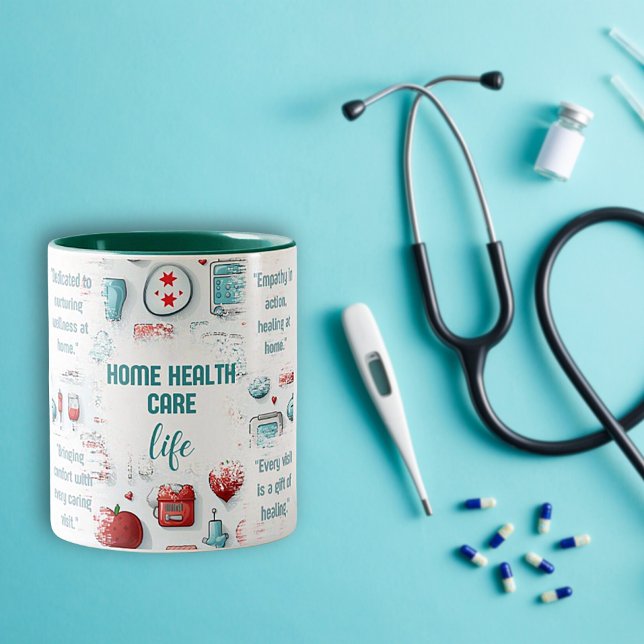 Zuhause Health Care Workers Keramik Tasse (Von Creator hochgeladen)