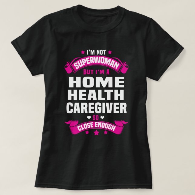 Zuhause Health Caregier T-Shirt (Design vorne)