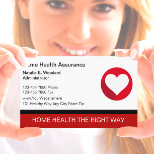 Zuhause Health Medical Business Cards Visitenkarte