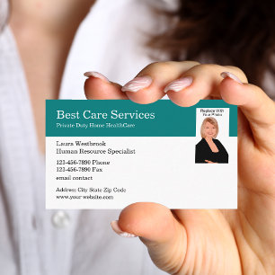 Zuhause Health Medical Foto Template Visitenkarte