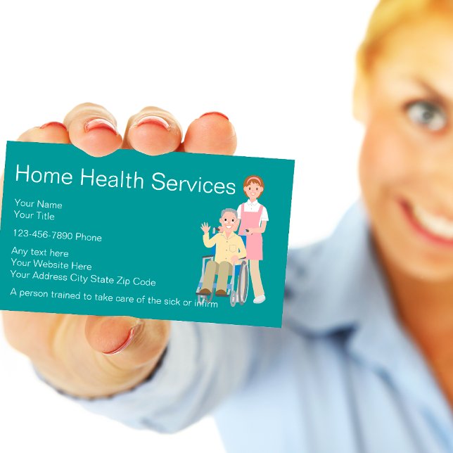 Zuhause Health Nurity Business Cards Visitenkarte (Von Creator hochgeladen)