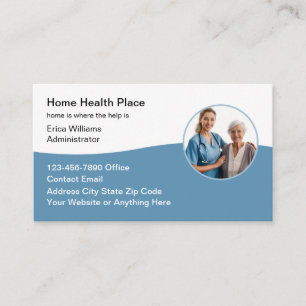 Zuhause Health Nursing Nursing Zuhause Visitenkarte