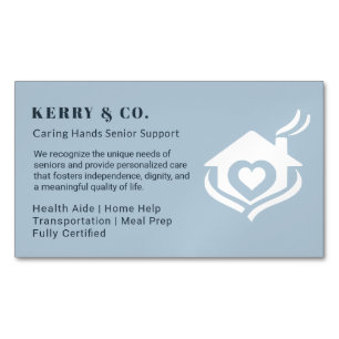 Zuhause Help Business Card - Beruflich & Kümmern Magnetische Visitenkarte