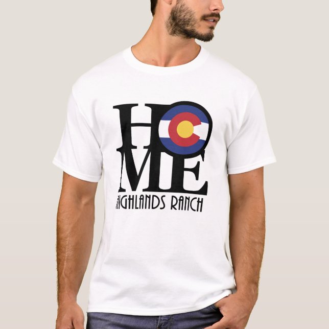 ZUHAUSE Highlands Ranch Colorado T - Shirt (Vorderseite)