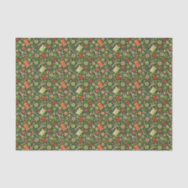 Zuhause Hobby Nähen DIY Paper Collage Pattern Grün Seidenpapier