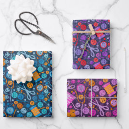 Zuhause Hobby Sewing Haberdashery DIY Collage Patt Geschenkpapier Set