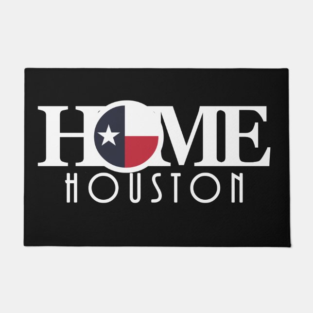 ZUHAUSE Houston Texas Fußmatte (Vorderseite)