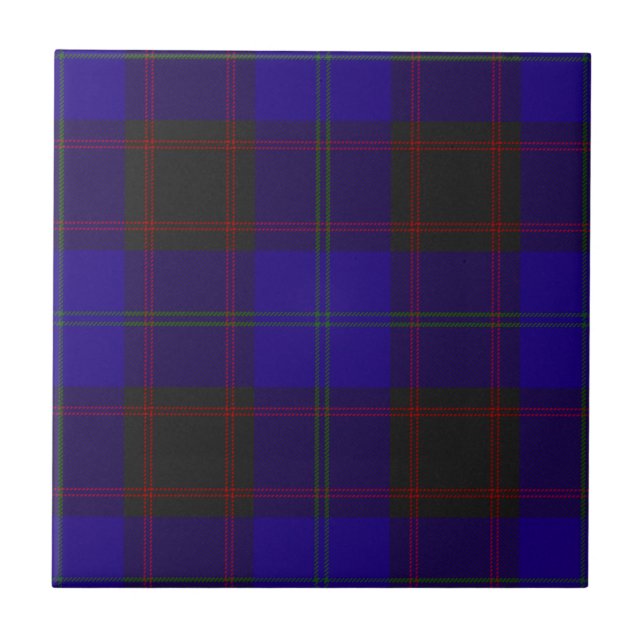 Zuhause Hume Clan Jagd Tartan Kariertes Muster Fliese (Vorderseite)