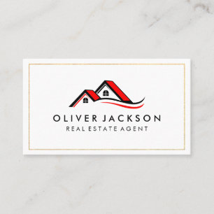 Zuhause Icons Visitenkarte