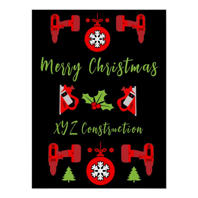 Zuhause Improvement Christmas Geschenke Poster (Vorderseite)