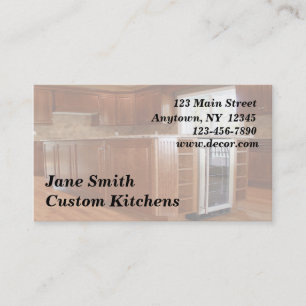 Zuhause-Innengeschäfts-Karte Visitenkarte