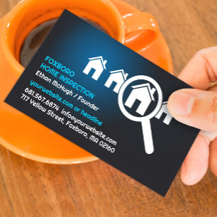 Zuhause Inspection Business Card Visitenkarte