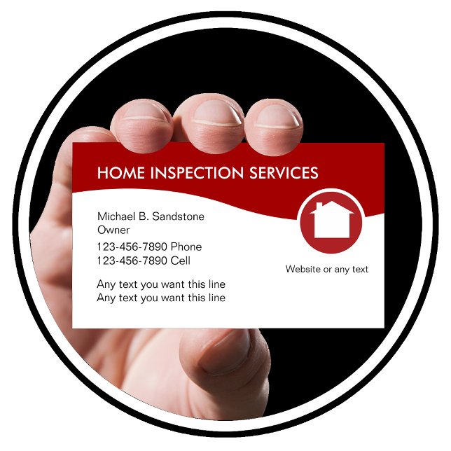 Zuhause Inspection Services Visitenkarte (Von Creator hochgeladen)